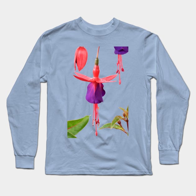 Fuchsia  FuchsiaBerry Long Sleeve T-Shirt by chrisburrows